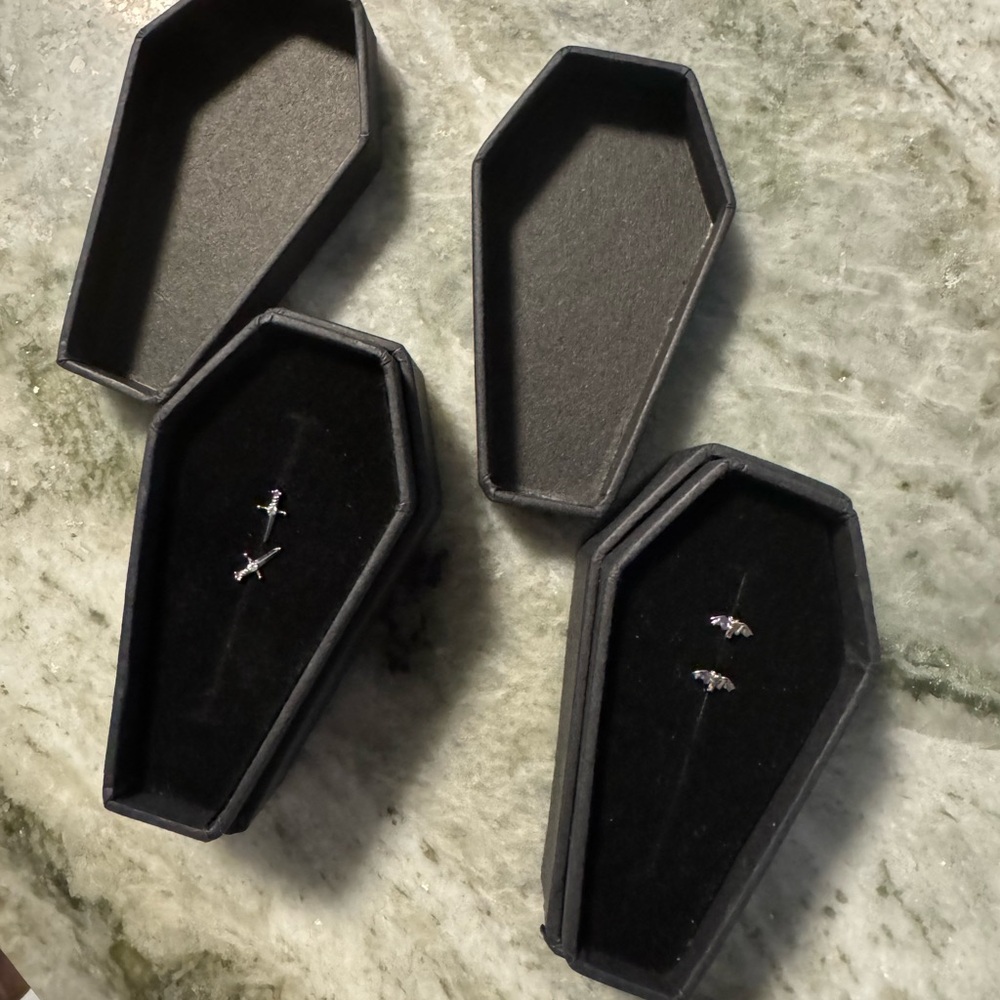 Cords Club Flat Back Halloween Earrings